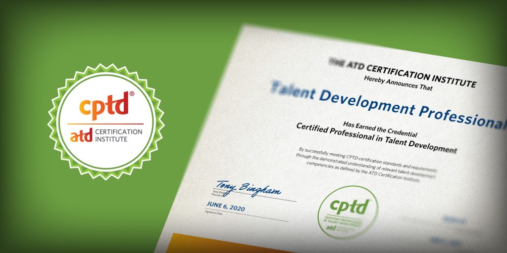 CPTD Certification Resources